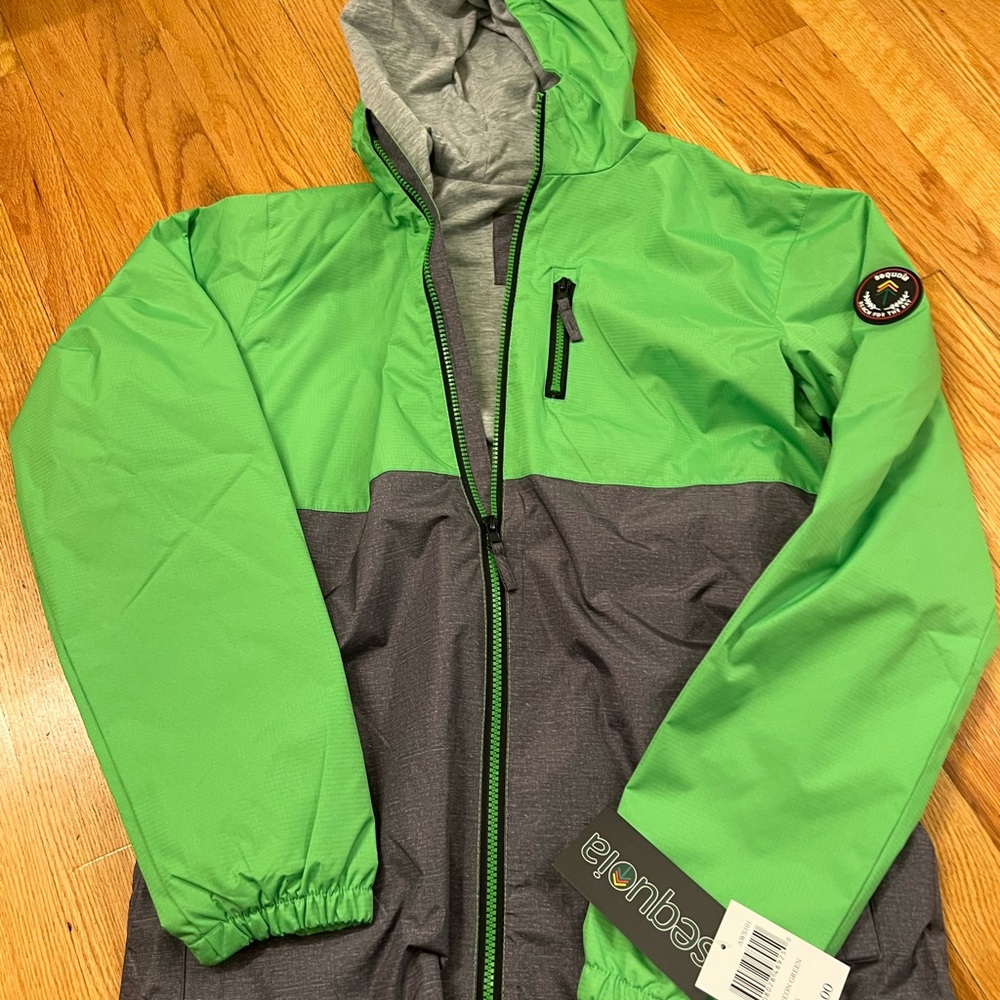 Boys' Green and Gray Jacket